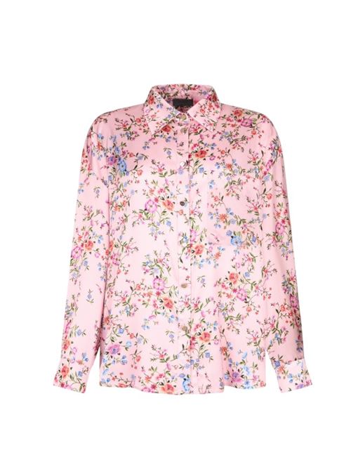 Camicia in raso a fiori Liu Jo | CA6207TS562.P9630